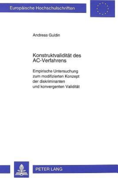 Konstruktvaliditat Des AC-Verfahrens