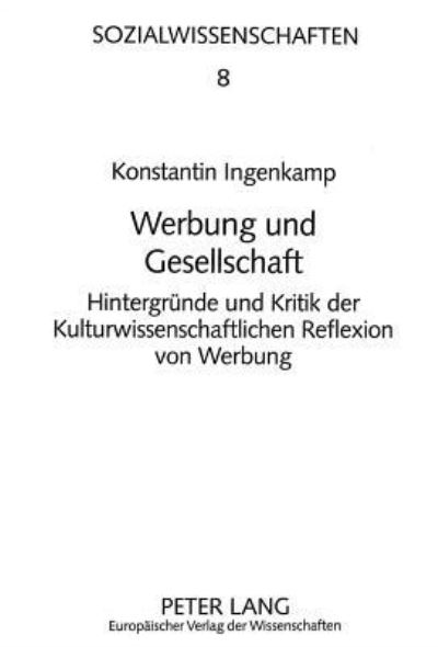Werbung Und Gesellschaft