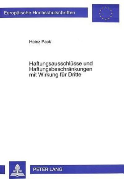 Haftungsausschlusse Und Haftungsbeschrankungen Mit Wirkung Fur Dritte