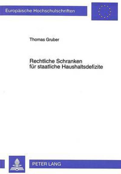 Rechtliche Schranken Fur Staatliche Haushaltsdefizite