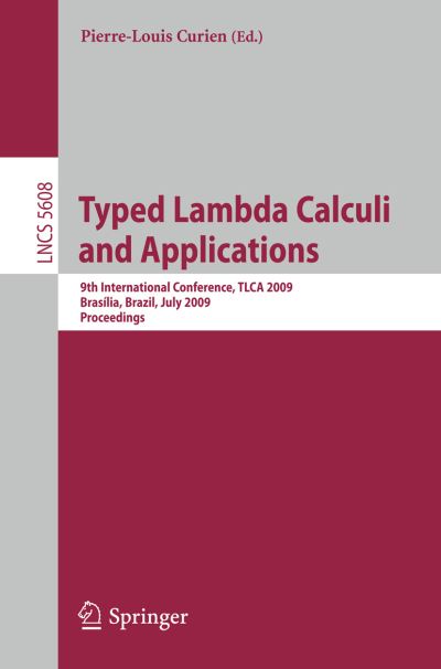 Typed Lambda Calculi and Applications Theoretical Computer Science and General Issues