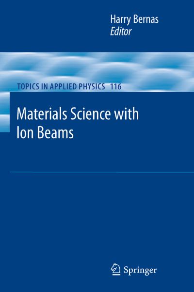 Materials Science With Ion Beams