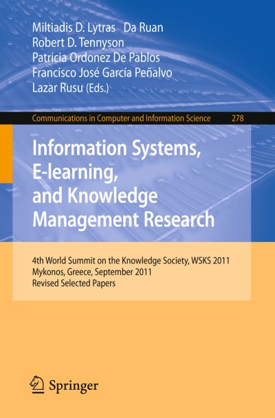Information Systems, E-Learning, and Knowledge Management Research