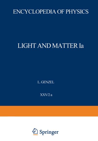 Light and Matter Ia / Licht Und Materie Ia. Optik / Optics
