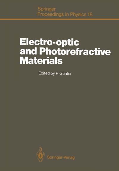 Electro-Optic and Photorefractive Materials