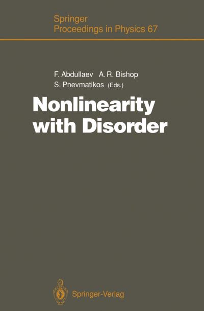 Nonlinearity With Disorder
