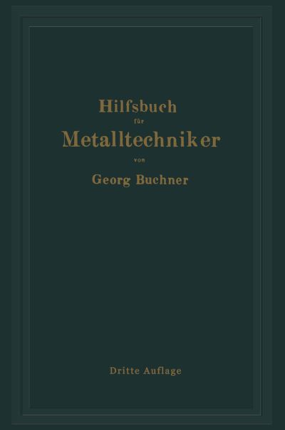 Hilfsbuch Für Metalltechniker