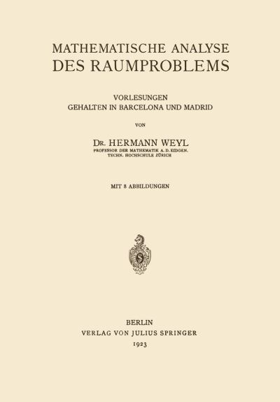 Mathematische Analyse Des Raumproblems