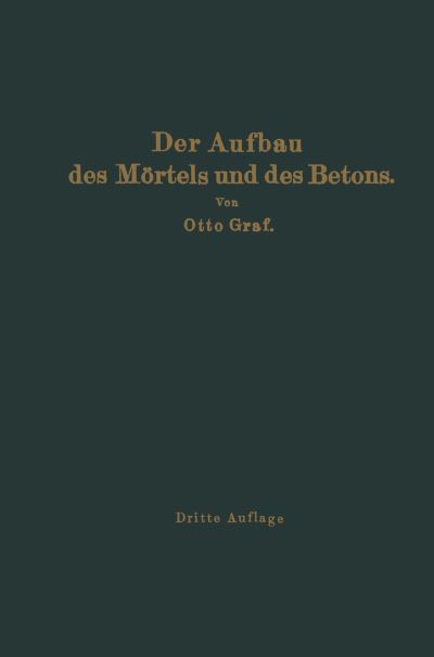 Der Aufbau Des Mörtels Und Des Betons