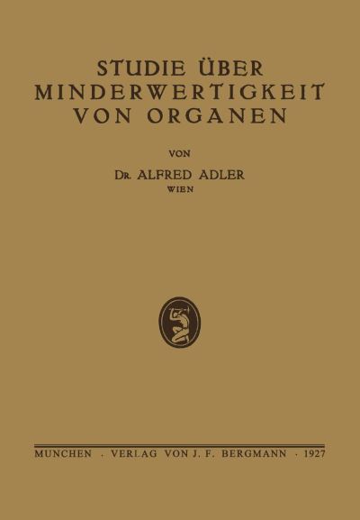 Studie Über Minderwertigkeit Von Organen