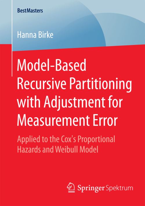 Model-Based Recursive Partitioning With Adjustment for Measurement Error