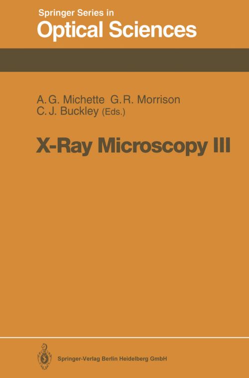 X-Ray Microscopy III