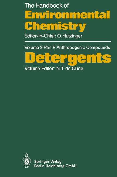 Detergents. Anthropogenic Compounds