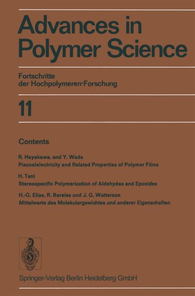 Advances in Polymer Science
