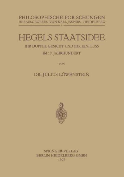 Hegels Staatsidee