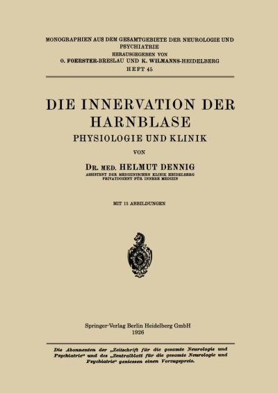 Die Innervation Der Harnblase