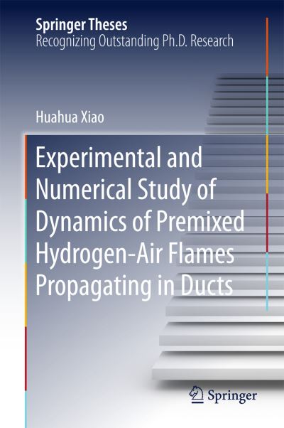 Experimental and Numerical Study of the Dynamics of Premixed Hydrogen-Air Flames Propagating in Ducts