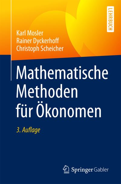 Mathematische Methoden Für Ökonomen