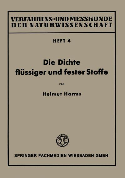 Die Dichte Flüssiger Und Fester Stoffe