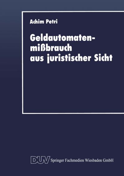 Geldautomatenmibrauch Aus Juristischer Sicht