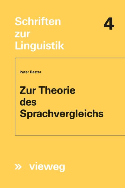 Zur Theorie Des Sprachvergleichs