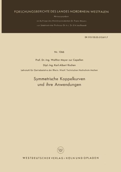 Symmetrische Koppelkurven Und Ihre Anwendungen