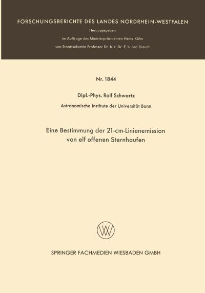 Eine Bestimmung Der 21-Cm-Linienemission Von Elf Offenen Sternhaufen