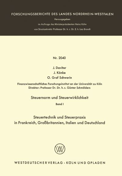 Steuernorm Und Steuerwirklichkeit