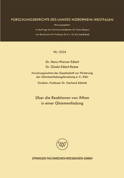 Über Die Reaktionen Von Åthan in Einer Glimmentladung