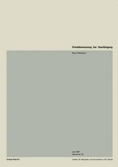 Schubbemessung Bei Querbiegung