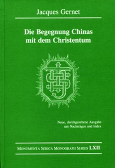 Die Begegnung Chinas Mit Dem Christentum