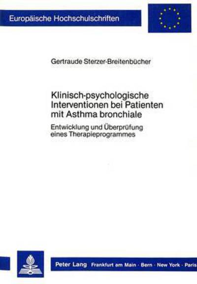 Klinisch-Psychologische Interventionen Bei Patienten Mit Asthma Bronchiale
