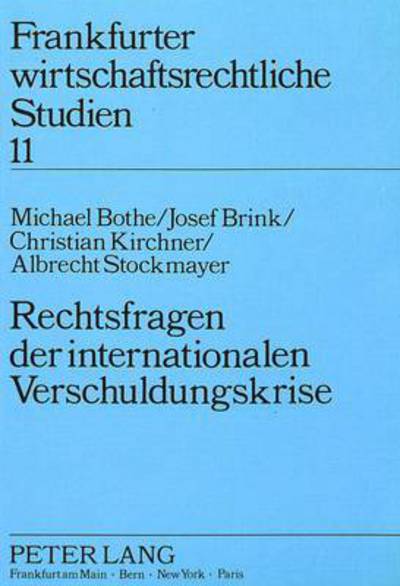 Rechtsfragen Der Internationalen Verschuldungskrise