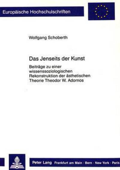 Das Jenseits Der Kunst