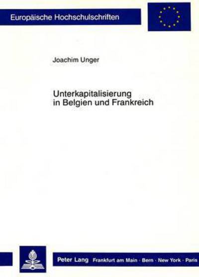 Unterkapitalisierung in Belgien Und Frankreich