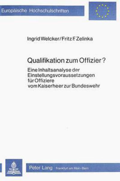 Qualifikation Zum Offizier?