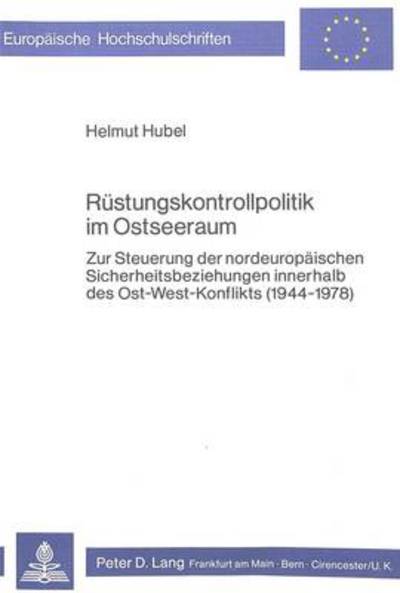 Rustungskontrollpolitik Im Ostseeraum