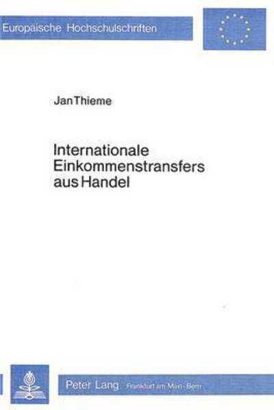 Internationale Einkommenstransfers Aus Handel