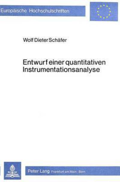 Entwurf Einer Quantitativen Instrumentationsanalyse