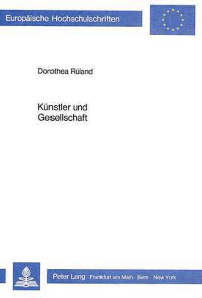 Kuenstler Und Gesellschaft