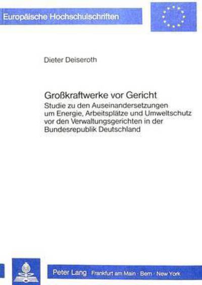 Grosskraftwerke Vor Gericht
