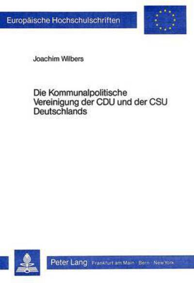 Die Kommunalpolitische Vereinigung Der CDU Und Der CSU Deutschlands