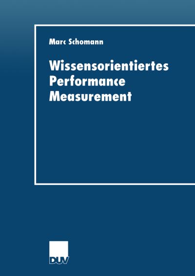 Wissensorientiertes Performance Measurement