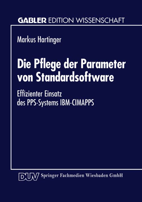 Die Pflege Der Parameter Von Standardsoftware