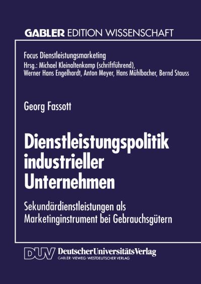 Dienstleistungspolitik Industrieller Unternehmen