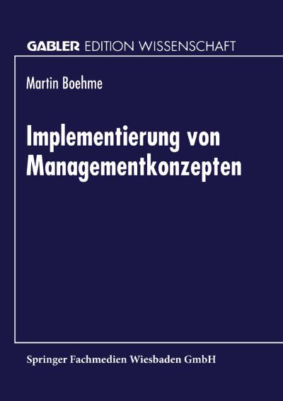 Implementierung Von Managementkonzepten