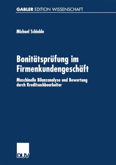 Bonitätsprüfung Im Firmenkundengeschäft