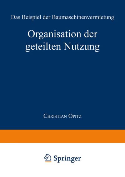 Organisation Der Geteilten Nutzung