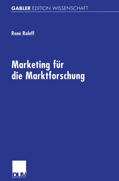 Marketing Für Die Marktforschung