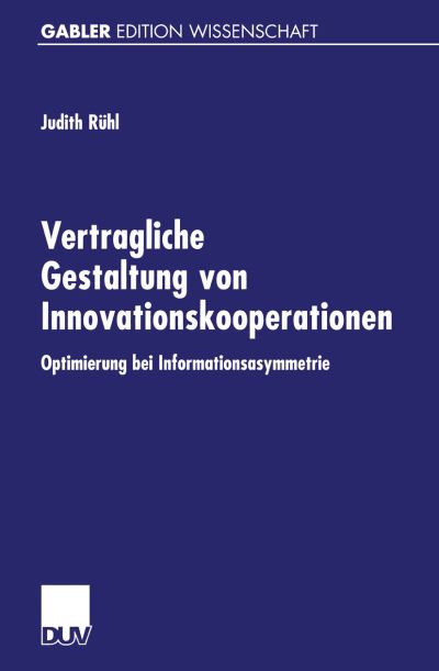Vertragliche Gestaltung Von Innovationskooperationen